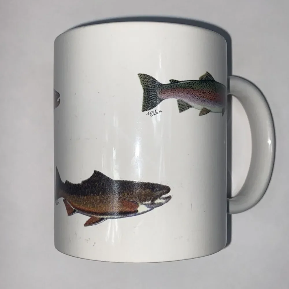 Vintage Angelr’s Expressions Outdoor Git St Coffee Cup Fishs